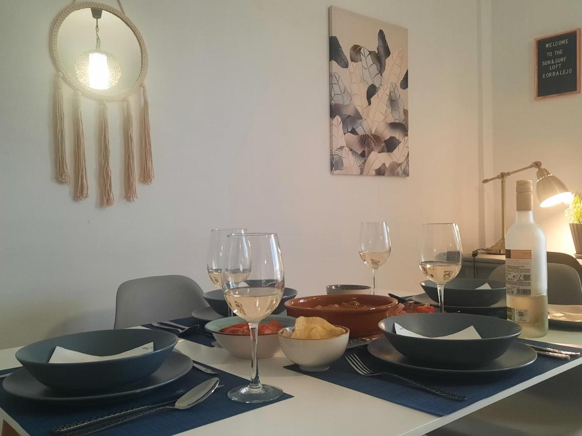Sun & Surf Loft, Near Main Street And Beach, Wifi Fiber, Winter Garden With Sea View Corralejo Bagian luar foto