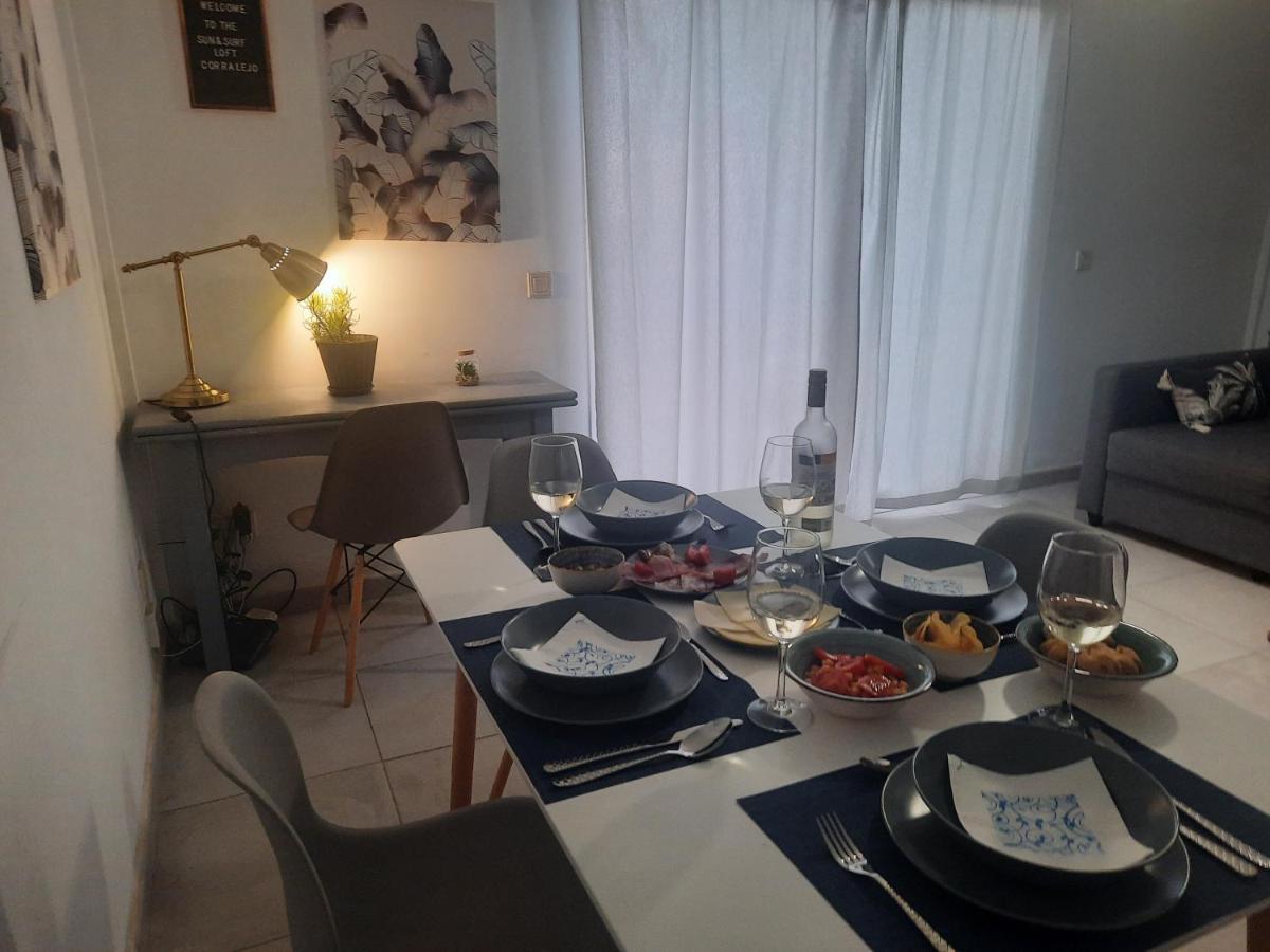 Sun & Surf Loft, Near Main Street And Beach, Wifi Fiber, Winter Garden With Sea View Corralejo Bagian luar foto